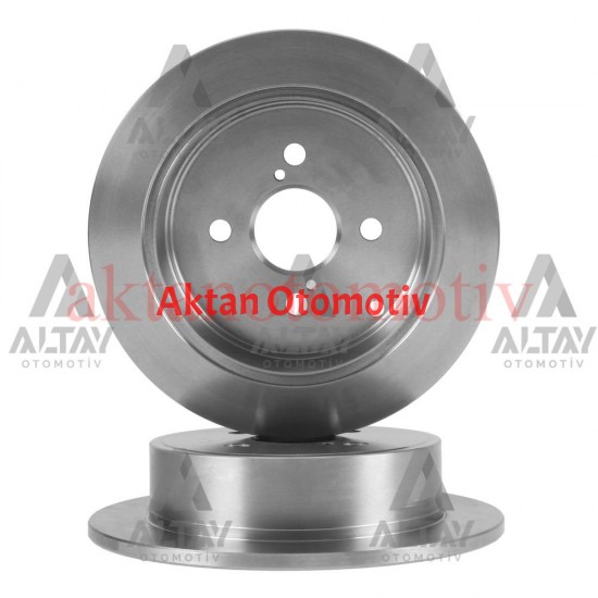 FREN DİSKİ COROLLA 02-06 / VERSO 03-06 / BENZİNLİ ARKA DÜZ 258-4 KAPLAMALI